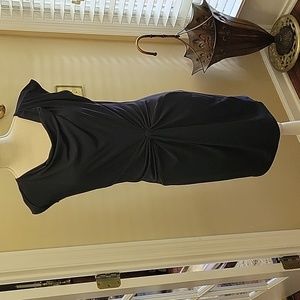 Michael Michael Kors navy blue stretch cap slv pullover dress fitted Small NEW…